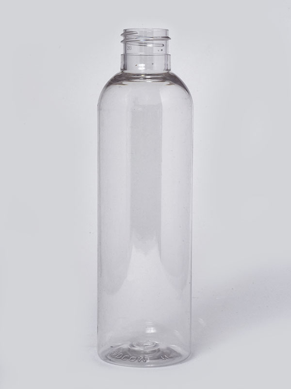 200ML Boston Clear PET Bottles - 24-410 Neck Finish